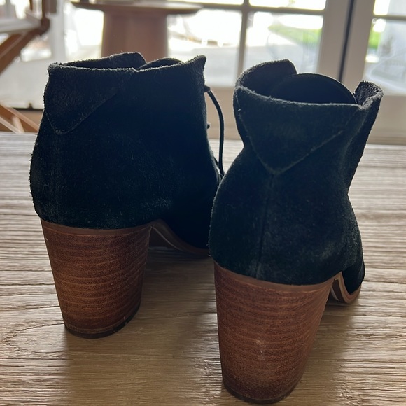 Toms Suede Heeled Bootie - Picture 2 of 4